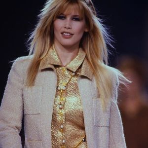 Chanel Fall 1996 Sleeveless Gold Top